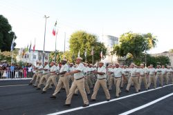 Segurança Pública baiana conta com mais 245 novos sargentos da Polícia Militar recém formados. O evento contou com a presença de Anselmo Brandão, comandante geral da Polícia Militar dentre outros oficiais da corporação. Foto Mateus Pereira/GOVBA
