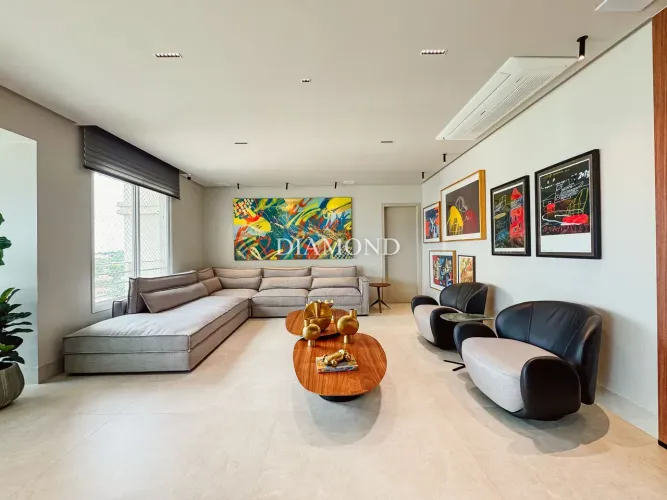 Apartamento à venda MOBILIADO com 235 m2 e 4 suítes no Setor Marista em Goiânia