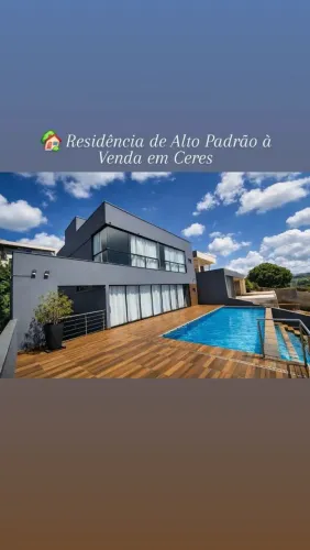 CASA DE ALTO PADRÃO À VENDA - VISTA PARA O RIO DAS ALMAS