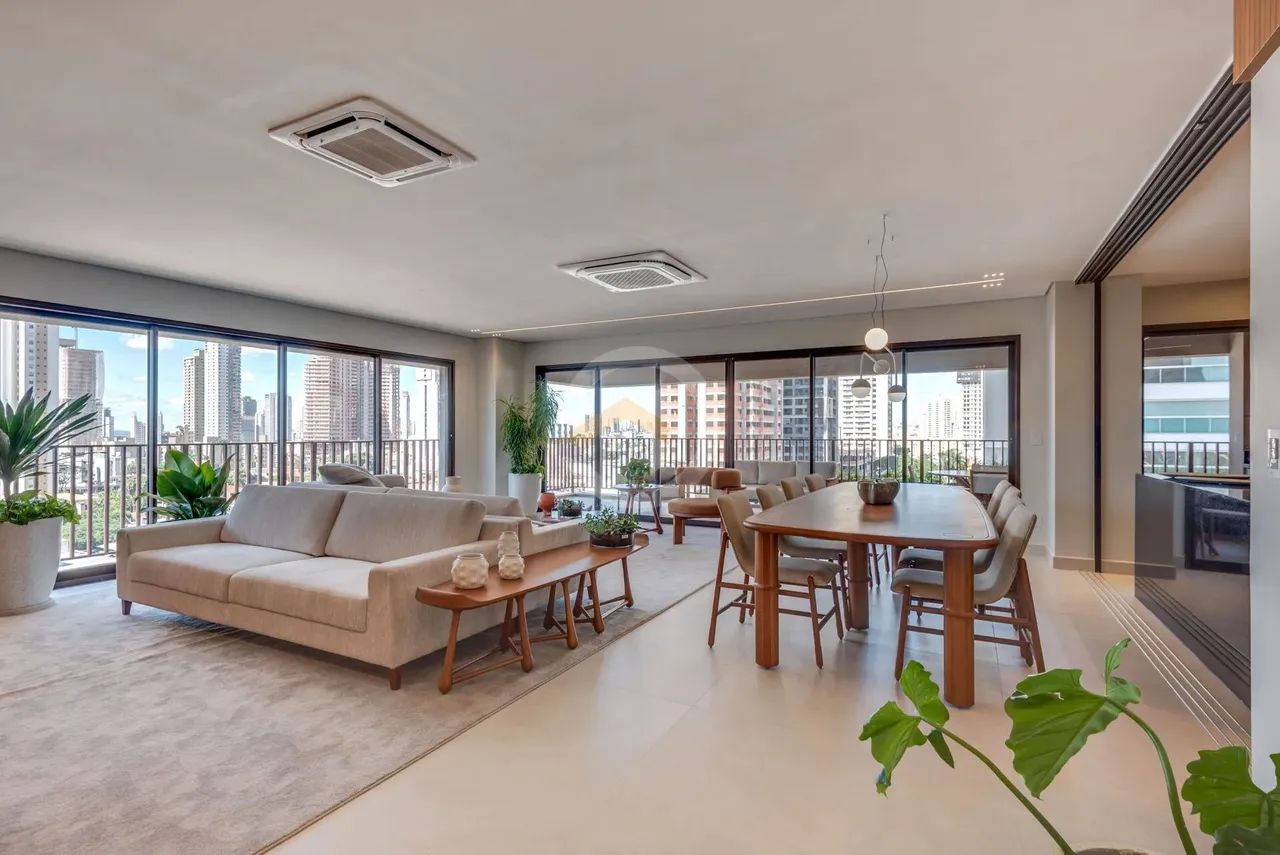 Lindíssimo apartamento no Setor Bueno | 4 Suítes | 206 metros | 100% mobiliado. Mude-se de