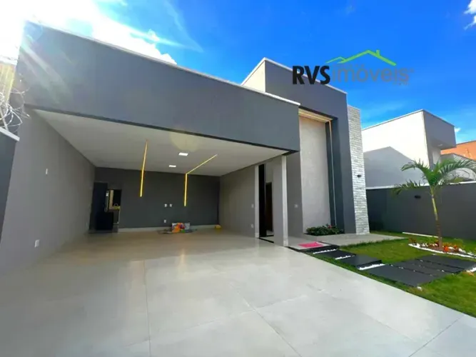 Casa tipo mansão com 3 quartos sendo 3 suítes Cidade Satélite em Aparecida, Perto Jardim L