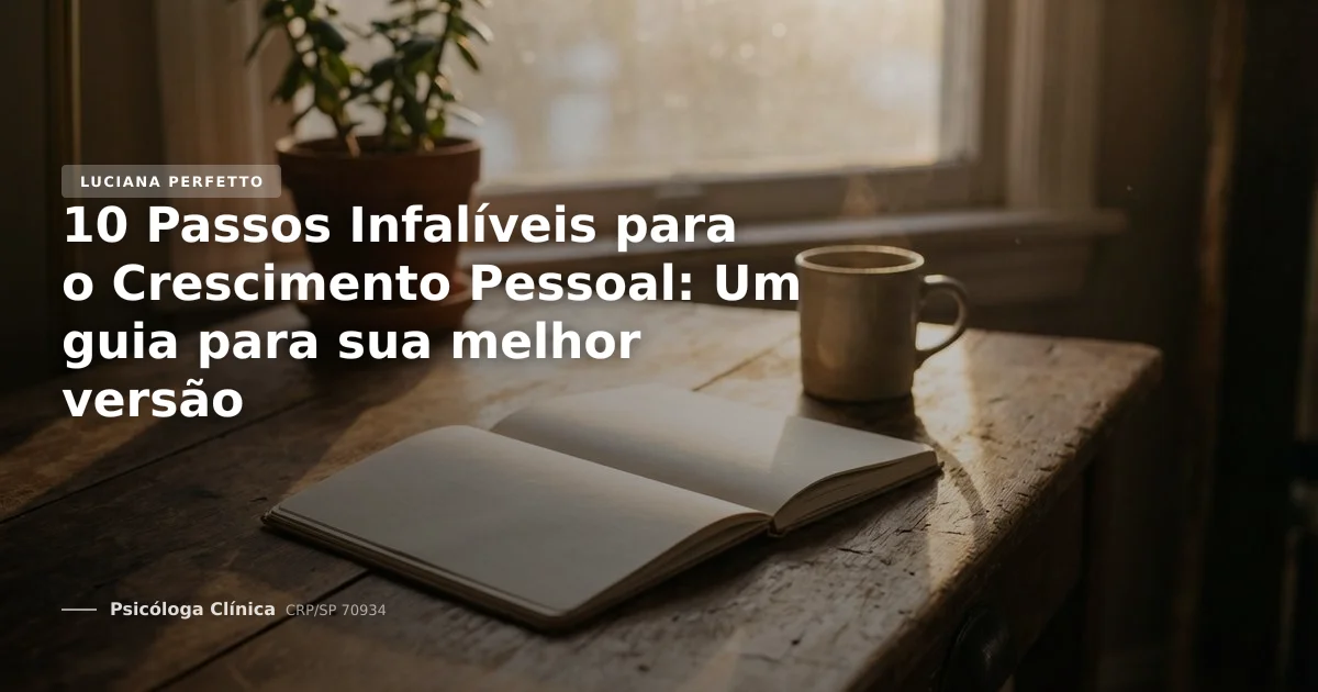 10 Passos Infalíveis para o Crescimento Pessoal: Um guia para sua melhor versão