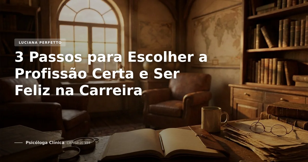 3 Passos para Escolher a Profissão Certa e Ser Feliz na Carreira
