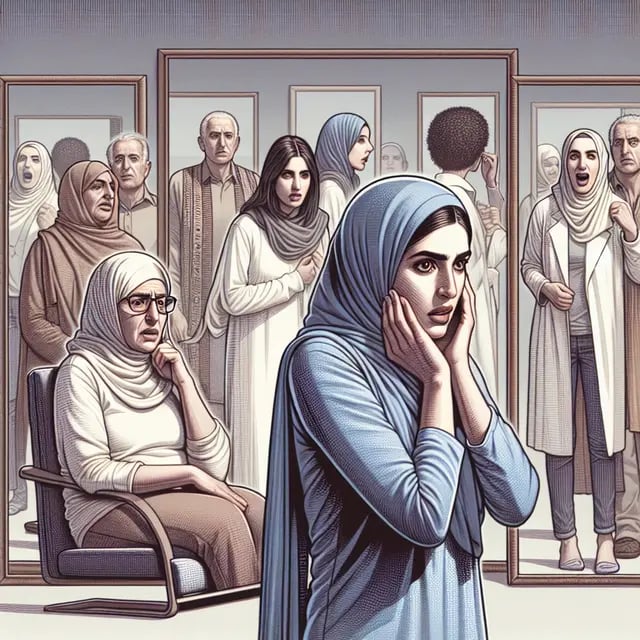 Sinais de eisoptrofobia