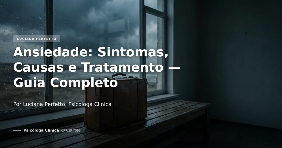 Ansiedade: Sintomas, Causas e Tratamento — Guia Completo