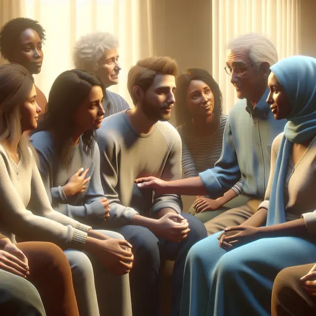 apoiar alguém em luto