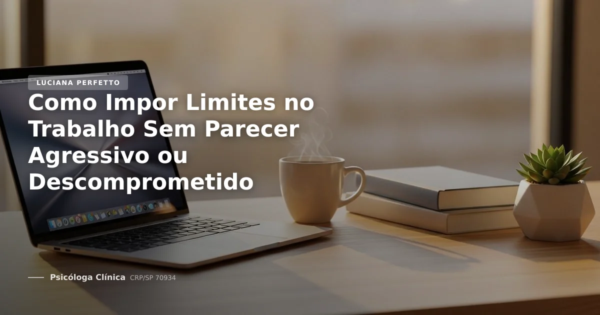 Como Impor Limites no Trabalho Sem Parecer Agressivo ou Descomprometido