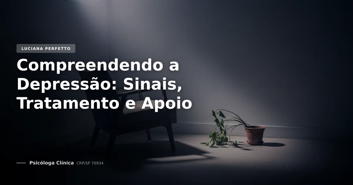 Compreendendo a Depressão: Sinais, Tratamento e Apoio