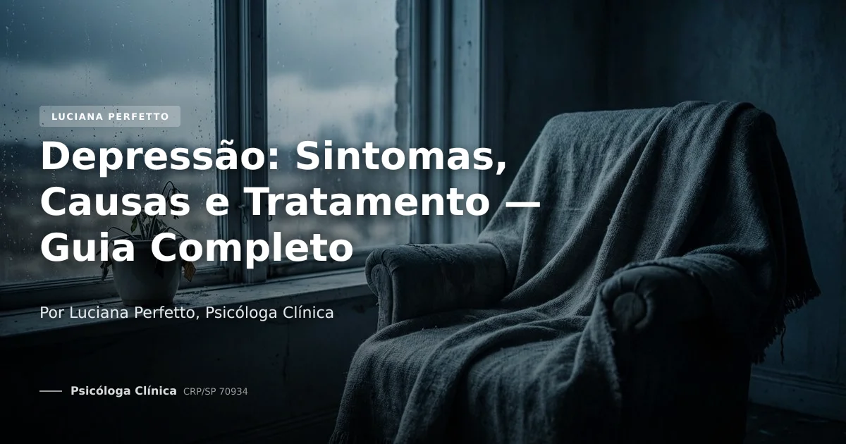 Depressão: Sintomas, Causas e Tratamento — Guia Completo