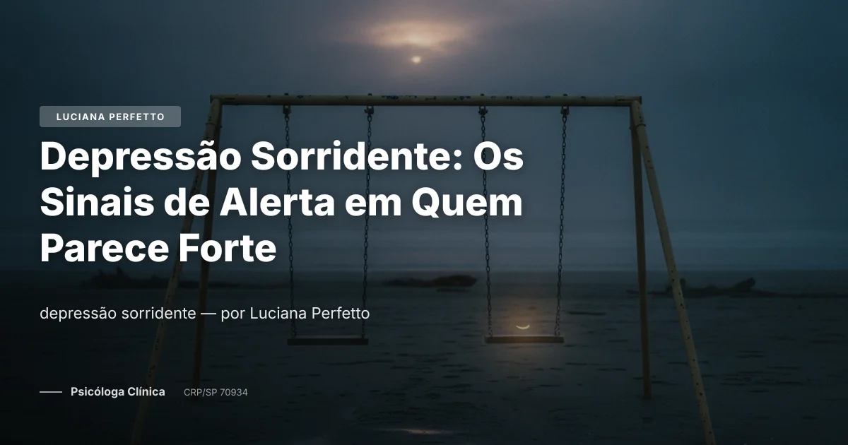 Depressão Sorridente: Os Sinais de Alerta em Quem Parece Forte