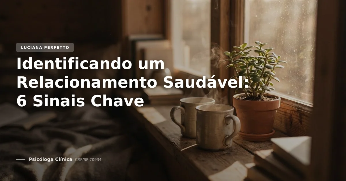 Identificando um Relacionamento Saudável: 6 Sinais Chave