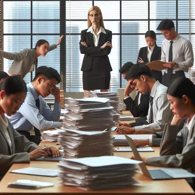 efeitos de liderança negativa