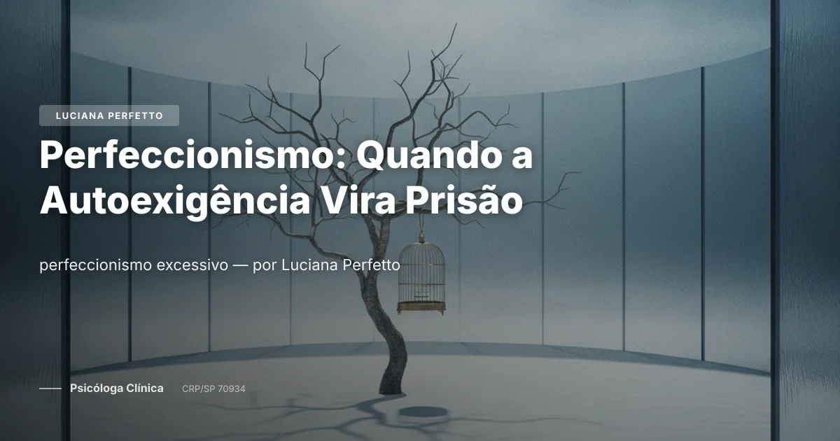 Perfeccionismo: Quando a Autoexigência Vira Prisão