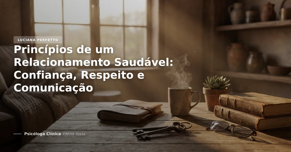Princípios de um Relacionamento Saudável: Confiança, Respeito e Comunicação