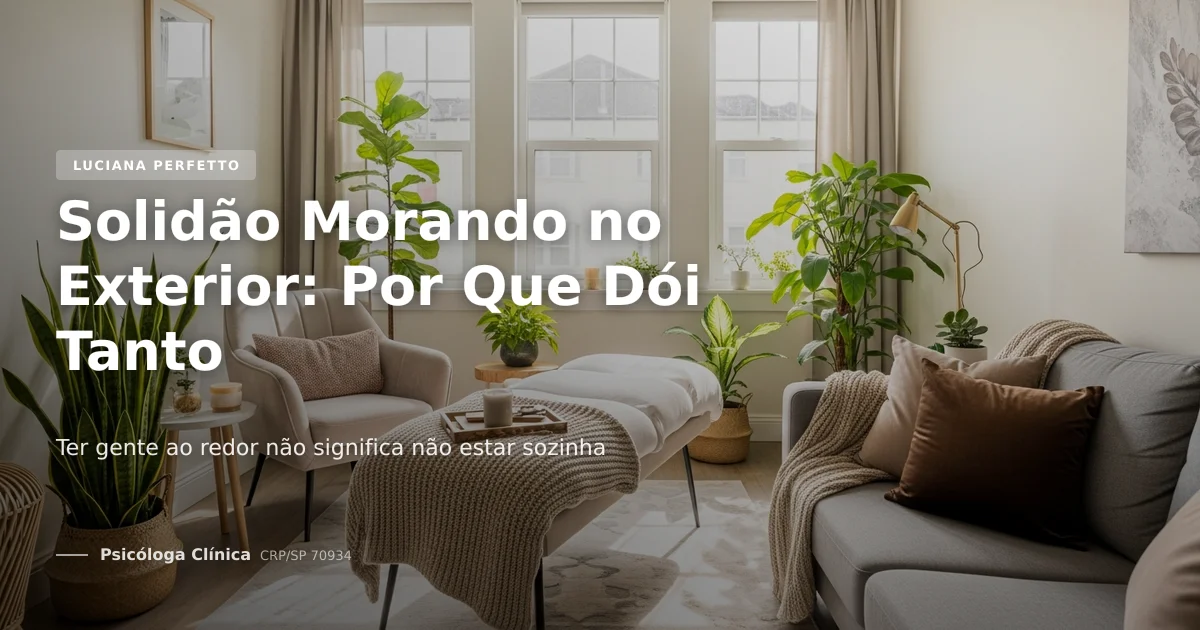 Solidão Morando no Exterior: Por Que Dói Tanto
