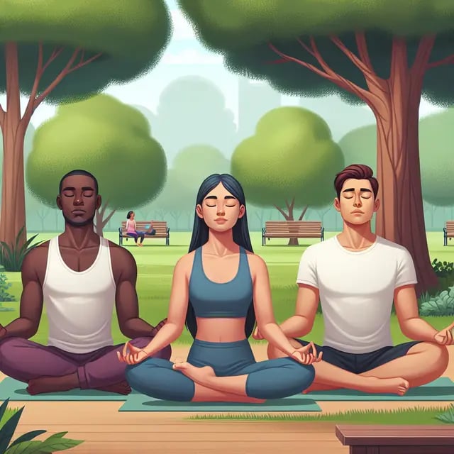 Técnicas de respiração para controle de estresse