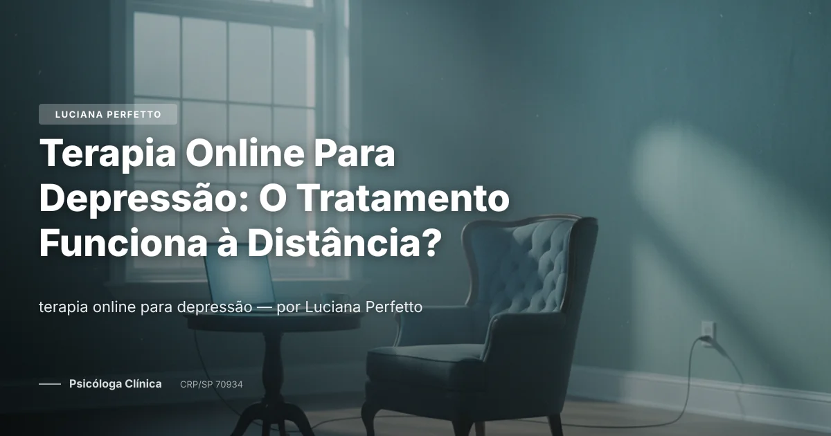 Terapia Online Para Depressão: O Tratamento Funciona à Distância?