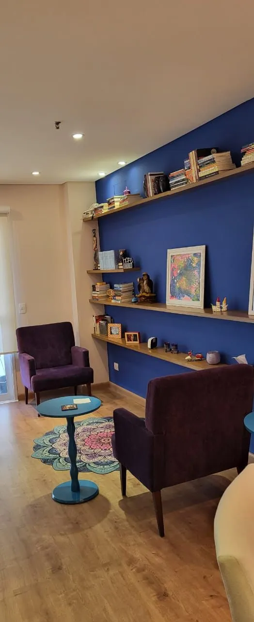 Espaço terapêutico confortável