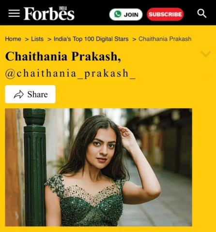We made it! 🎉 Yes, we made it to @forbesindia Top 100 Digital Creators! 😍 I fe
