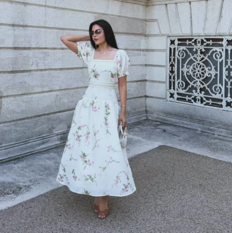 Feminine Dress @nooralluxury 🌸🪿🫧🌱