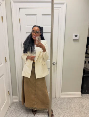 ✨ “Bem-vindas ao nosso quadro de looks! Hoje trouxe uma inspiração especial para