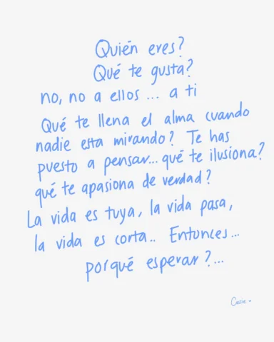 Letras de Enero 🤍

.
 #conamorcassie #frases #quotes