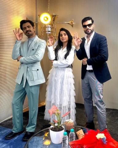 @nawazuddin._siddiqui & @renukapanwar in the house with me @arvind.aroraj for th