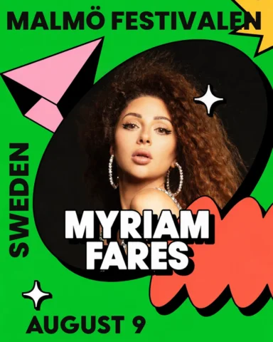 Sweden… I’m so excited to be back! 🇸🇪

See you on August 9, 2026, at Malmö fes