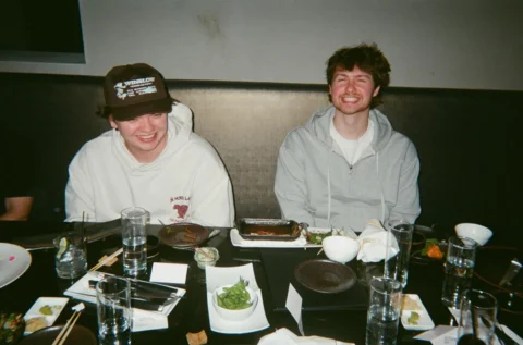 little extras from boston before the accident @elasticdroid looked so happy