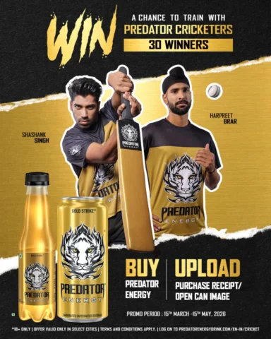 Grab any Predator Energy and stand a chance to train with us! See you soon.
Log 