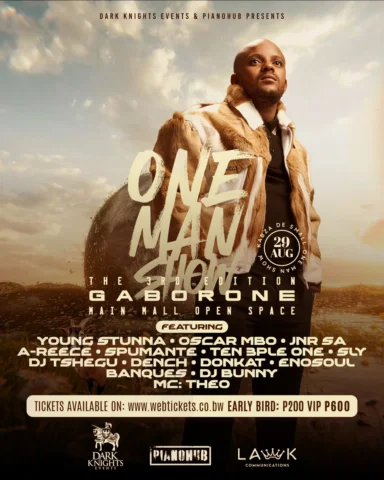 Botswana 🇧🇼🤟 

Get your tickets, see you 29 August 

#KabzaOneManShow #KOMS #