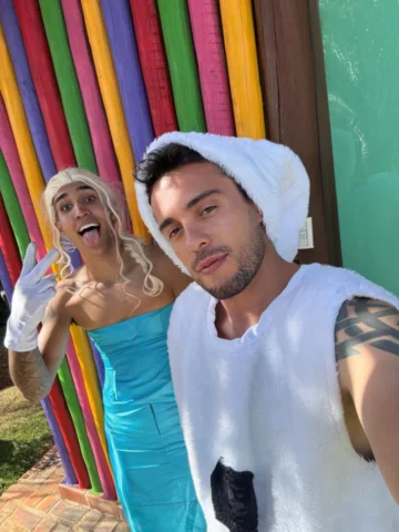 Elsa e Olaf #bastidores
