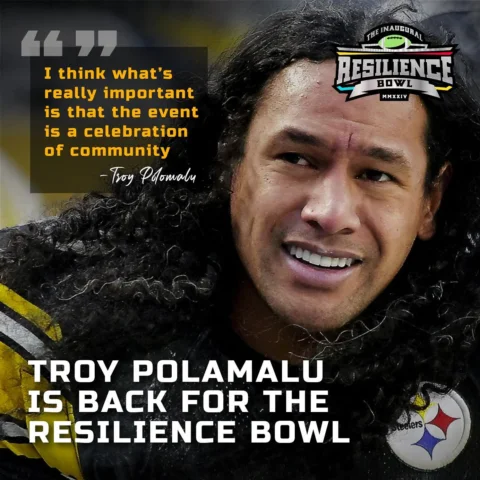 Counting down until we hit the field for the inaugural Resilience Bowl. Can’t wa