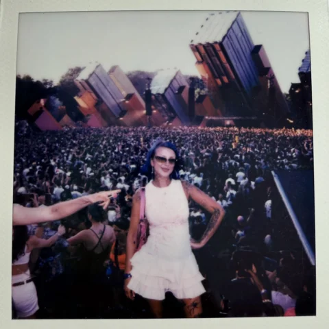 one day at @awakenings in polaroid 🤍