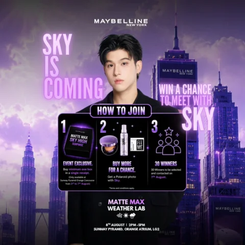 Malaysia, are you ready? ☁️✨

I’m coming to the Maybelline Matte Max Weather Lab