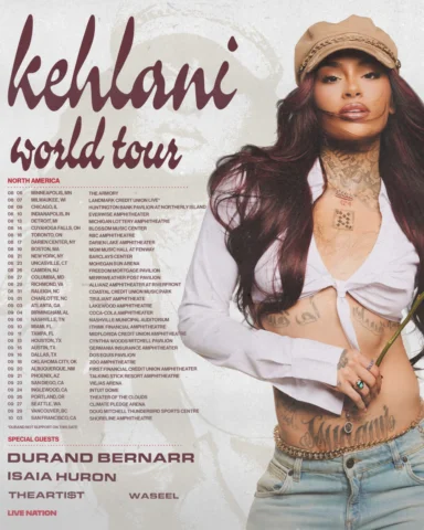 TICKETS AVAILABLE EVERYWHERE NOW. starting in North America. #kehlaniworldtour �