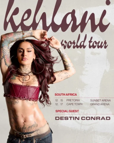 Tickets are on sale now for THE KEHLANI WORLD TOUR: South Africa 🇿🇦🐦‍🔥 can’t