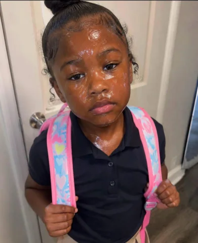 My niece said everyone called her fried chicken today. I asked her why? And this
