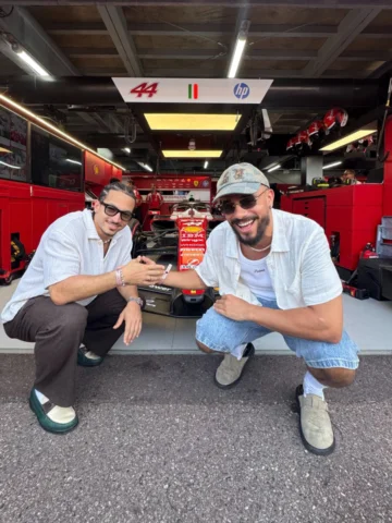 En tant que double vainqueur de GP, je me devais de rendre visite aux collègues 