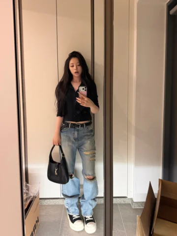 outfit check ˚ʚ♡ɞ˚ 오랜만이징