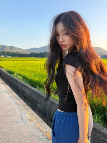 산책하는 길이 이렇게 예쁘다고 … 🫢