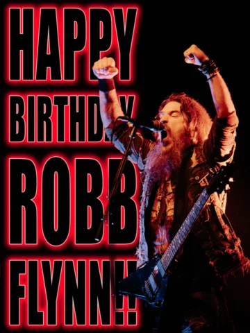 HAPPY BIRTHDAY, ROBB!! Head Cases, get those beers up to wish the Machine Head m