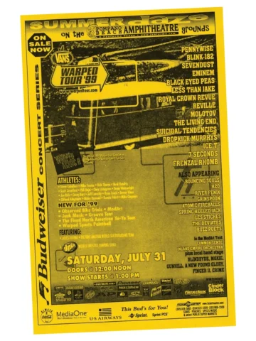 Today marks the first time A New Found Glory played the Vans Warped Tour, 27 yea