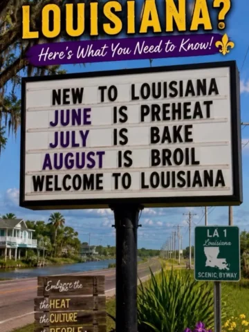 🌞🔥 New to Louisiana? Here’s your survival guide! 😂

📅 June: “This heat ain’t