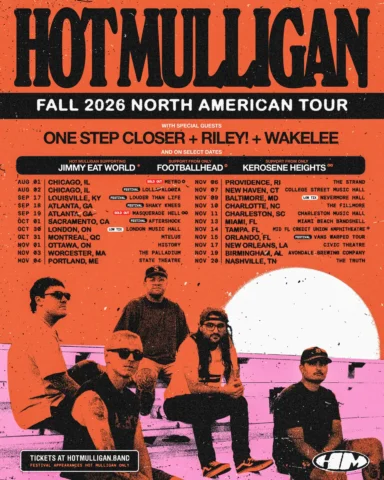 Lots of touring with lots of friends. All dates are on sale now. 

Photo by @kay
