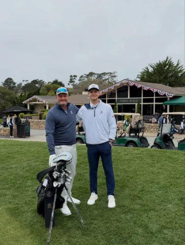 Swings and things at Pebble Beach ⛳️ 🏌🏼
