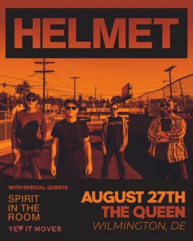 Very excited to announce we will be opening for the legendary @helmet_music at t