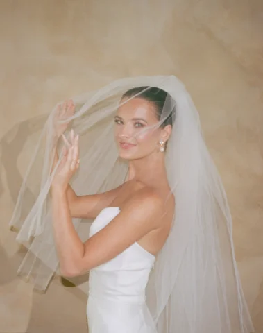 I got it from my mama… but really, this is her veil 🤍✨