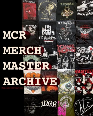 THE MCR MERCH MASTER ARCHIVE ☆ This project took me and @cemeterydrlve about 7 m