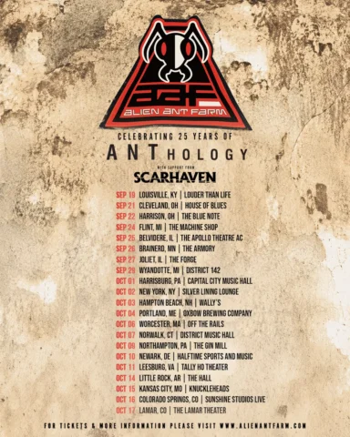 ⚠️ COME CELEBRATE 25 YEARS OF ANThology WITH US 🧬 🧬 🧬 

🎟️ ON SALE FRIDAY 7/